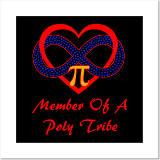 Polyamory Infinity Heart Poly Tribe Posters and Art